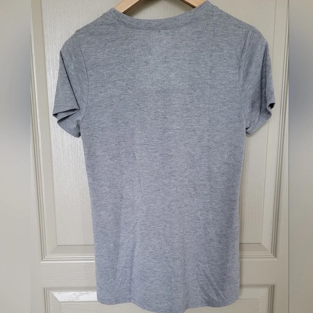 MODERN LUX Vintage-looking SUNSHINE Gray Babydoll T-shirt Top | SMALL | - Picture 3 of 3